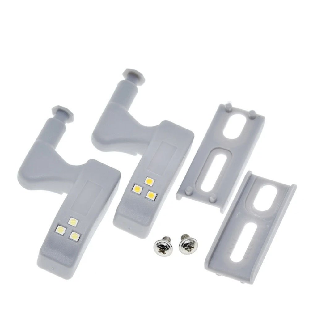 Universal Inner Hinge Led Sensor Lamp 0.3w Cabinet Wardrobe Cupboard Door 3 Leds Night Light Auto Switch On/off Bulb