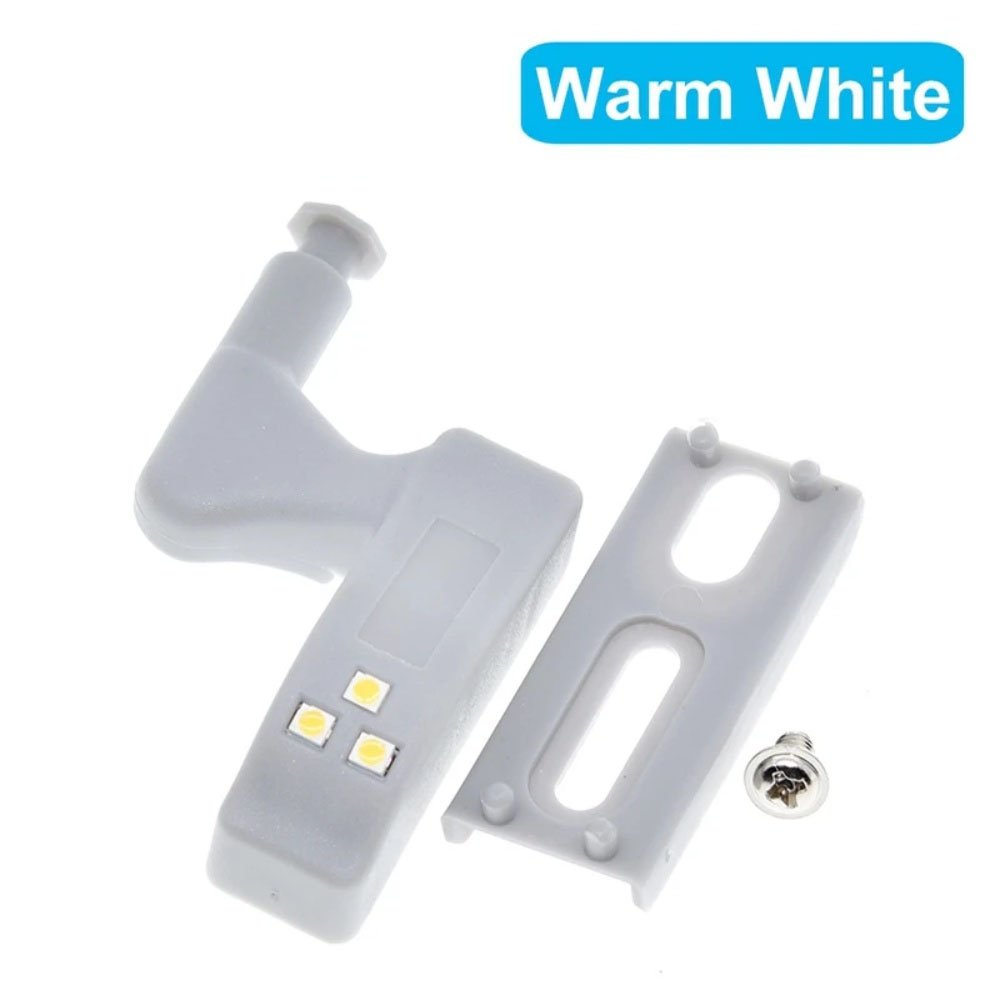 Universal Inner Hinge Led Sensor Lamp 0.3w Cabinet Wardrobe Cupboard Door 3 Leds Night Light Auto Switch On/off Bulb