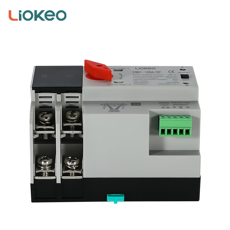 ATS 2P Dual Power Automatic Switch 220V 110V Inverter Switches to Mains PC Type