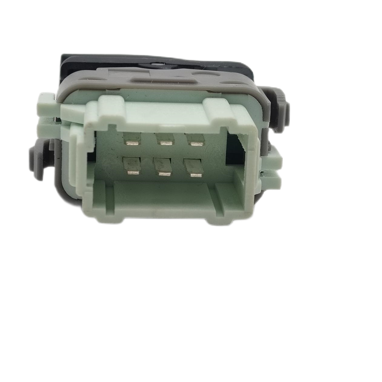JHB055 White Bottom 2-File Car Window Lifter Switch for Renault New Condition ABS Material Model 8200315024 & 8200315029