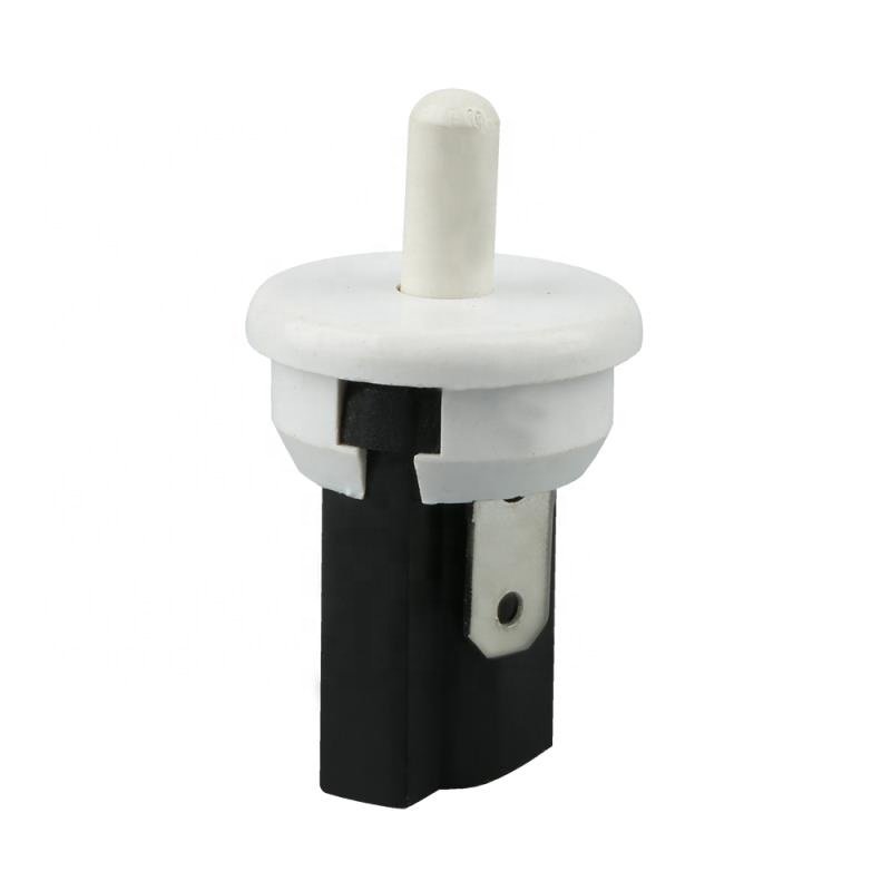 Open Door Automatic on Light Switch 2 Pins Round Small Push Button Bulb Switch for Fridge,mini Chamber ,cooler Box 5A 250VAC