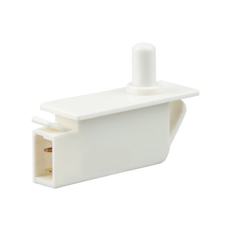 Open Door Automatic on Light Switch 2 Pins Round Small Push Button Bulb Switch for Fridge,mini Chamber ,cooler Box 5A 250VAC