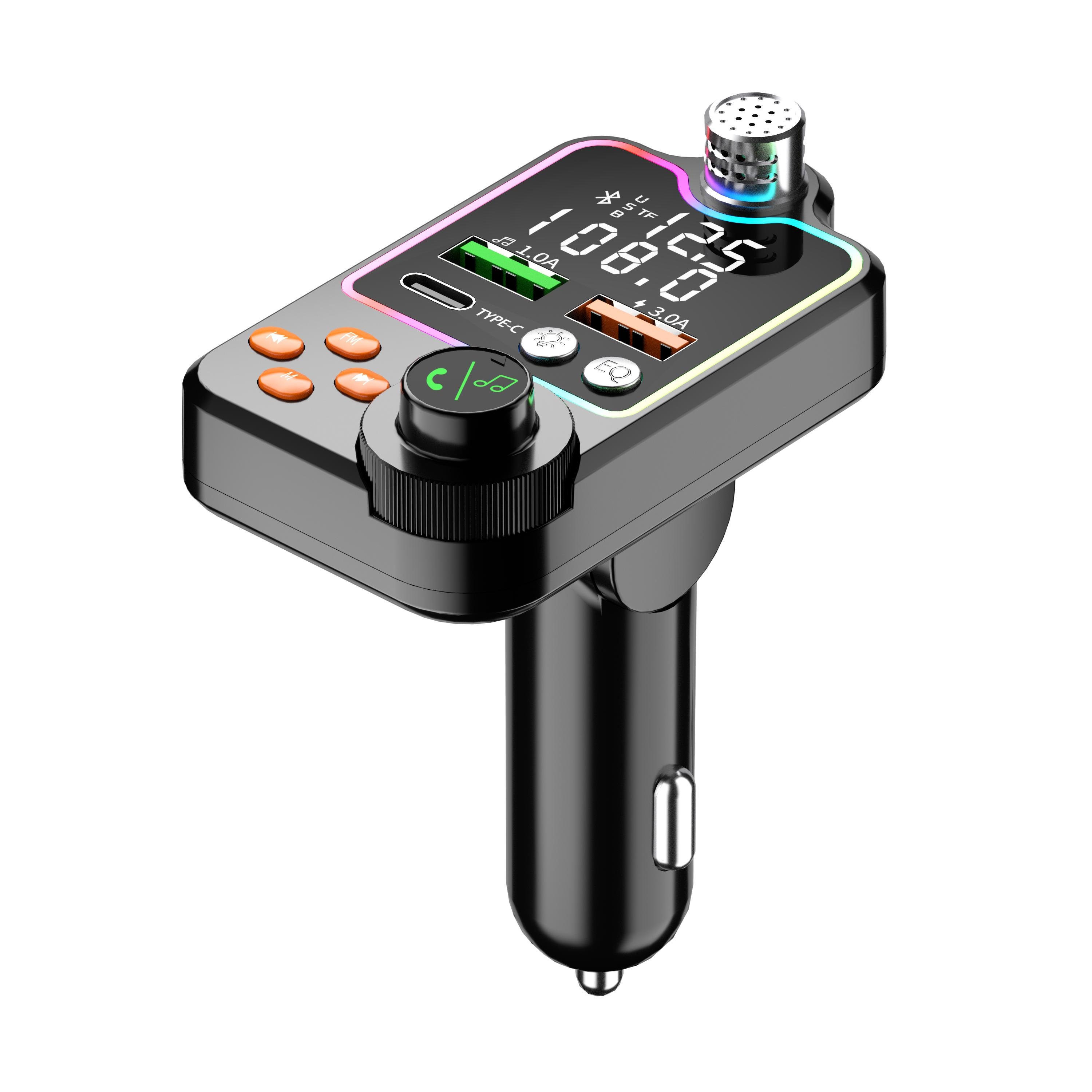 2022 Hot Selling Car Bluetooth-Kit PD 3.1A Dual USB Phone Charger BT5.0 Bluetooth-MP3 Player FM Transmitter