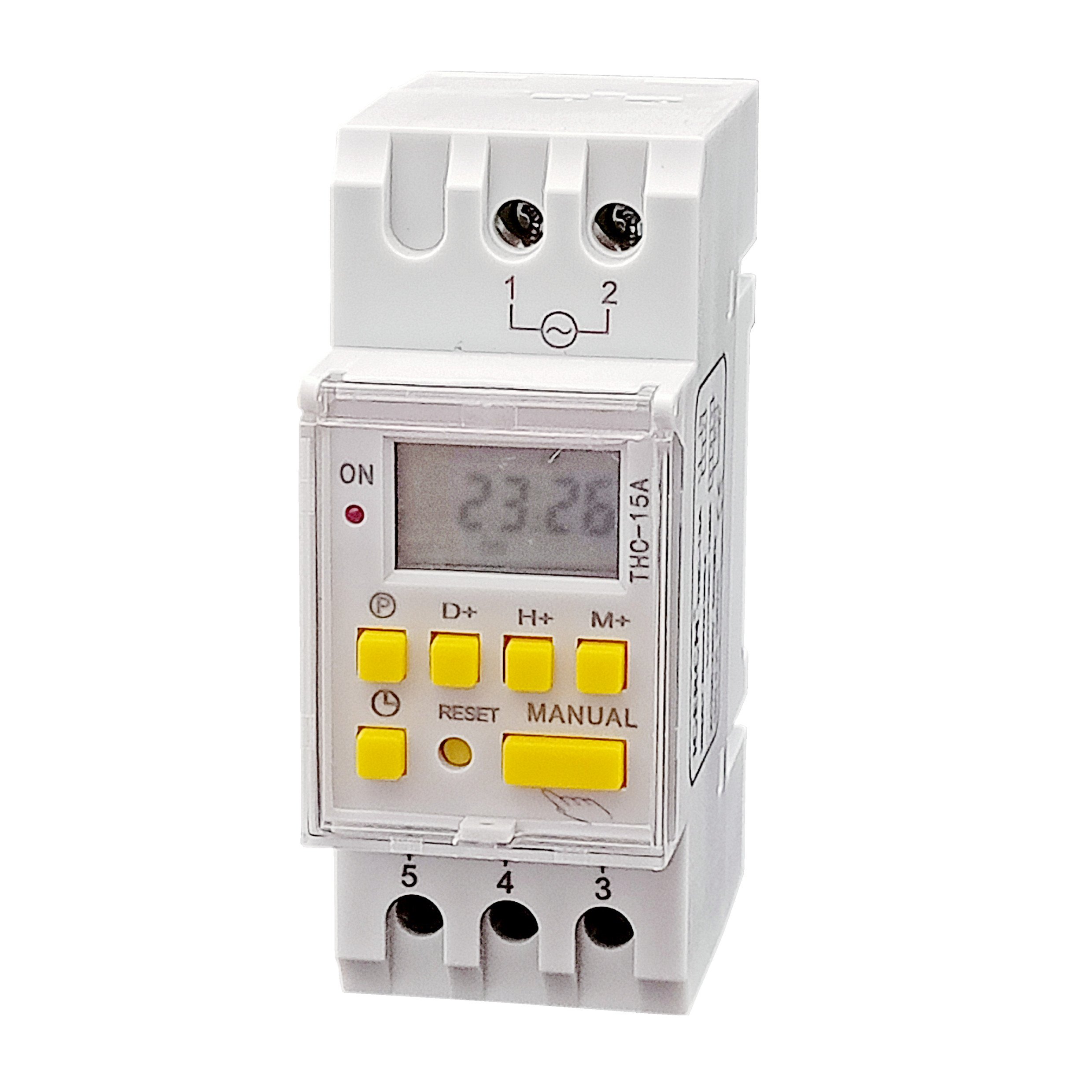 THC-15A Series 12VDC 16A Microcomputer Electric Control Auto Switch 24-hour 7-day Time Control Relay with High Current Capacity