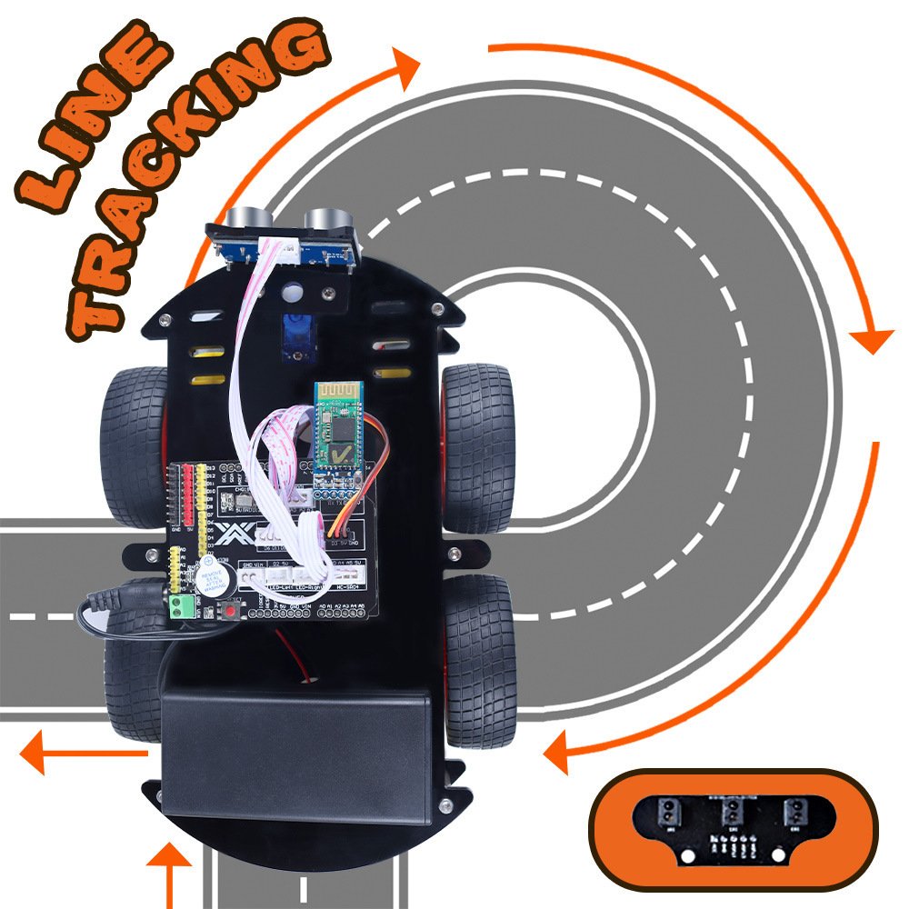 Original Compatible with programming robot intelligent car kit Bot Bluetooth remote control robot kit