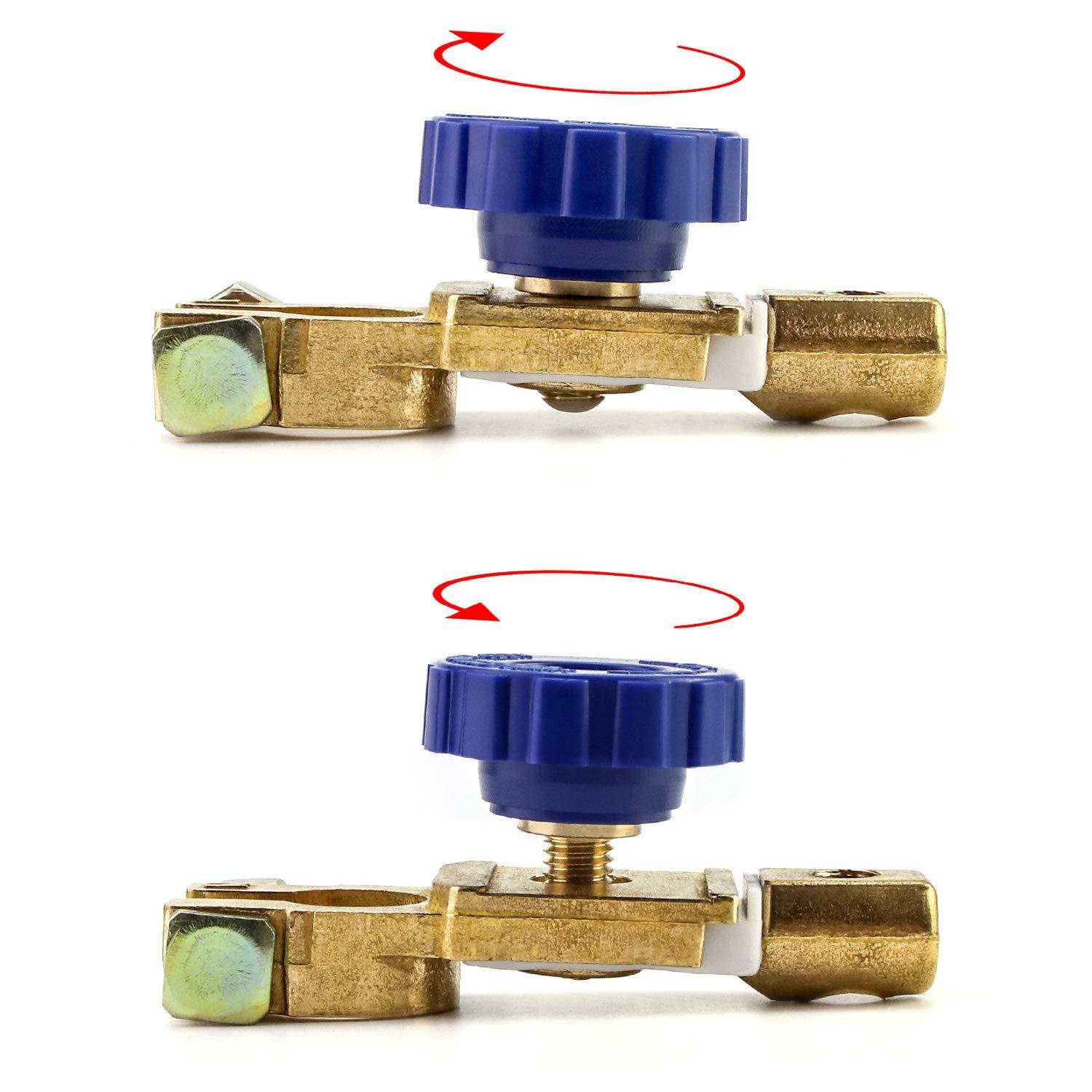 Truck Bus Heavy Duty Copper Battery Terminal Disconnect Master Switch Terminal Battery Cut off Switch