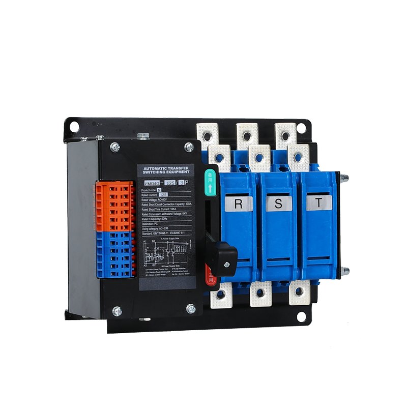 Latest New Model ATS FMQ4G-125A/4P-N 380V 2P/3P/4P Automatic Electrical Changeover Dual Power Switch Change Over Switch