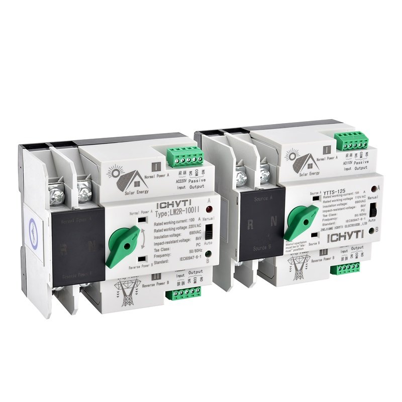CHYT LW2R Auto Manual Transfer Switch 100Amp Generator ATS 32A, 40A, 50A, 63A,100A,125A 2P 3P 4P 220V