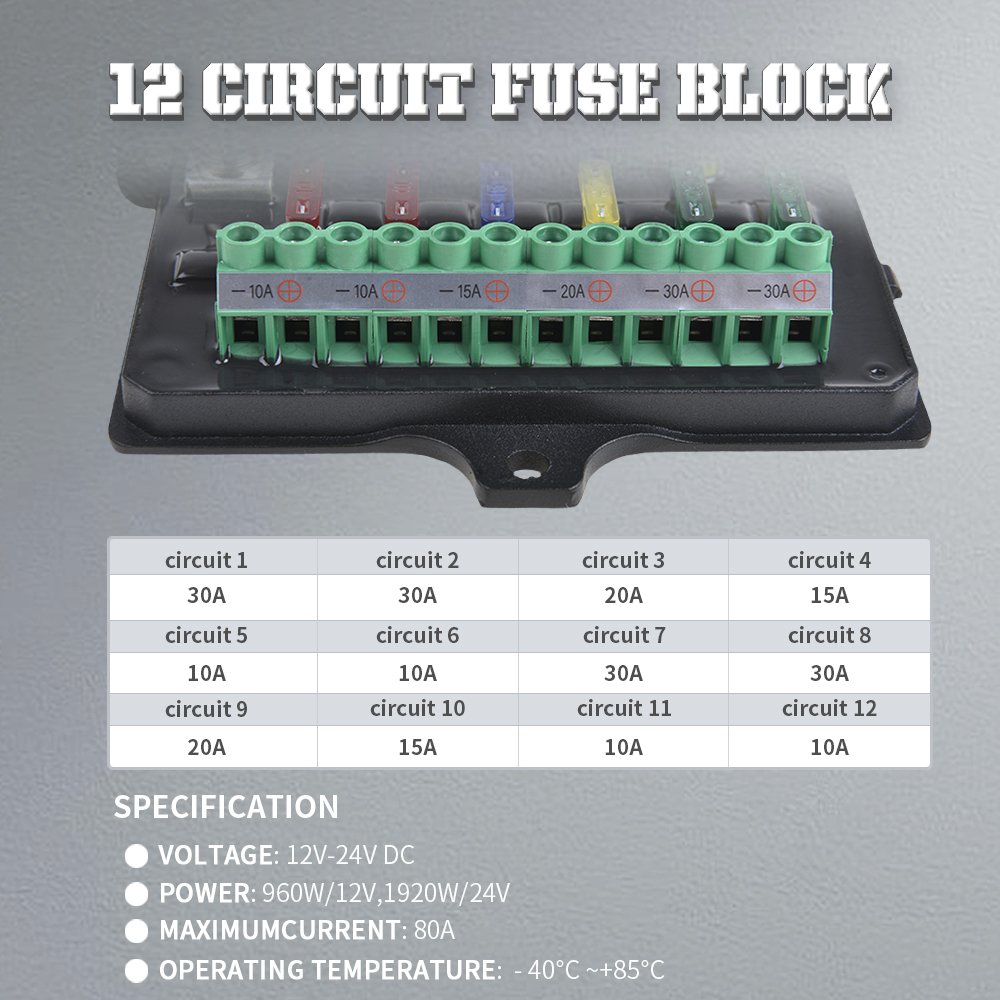 12-key Touch Switch Panel RGB Color Adjustable 12-key Modification for RV Jeep Yacht Modification