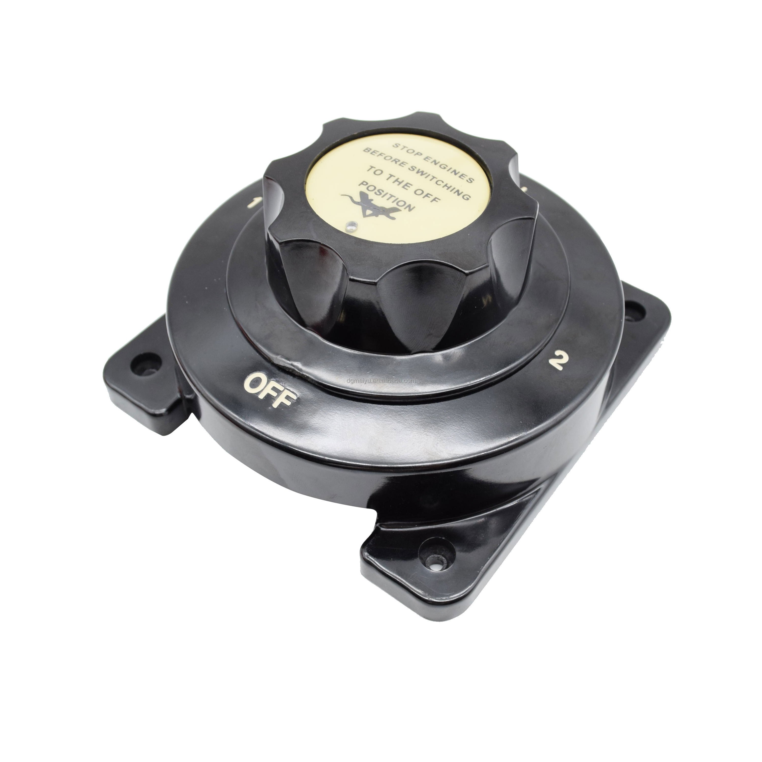 3 Stands DC6 32V 250A 4 Position Heavy Duty Battery Selector Switch for RV,Yacht,Marine