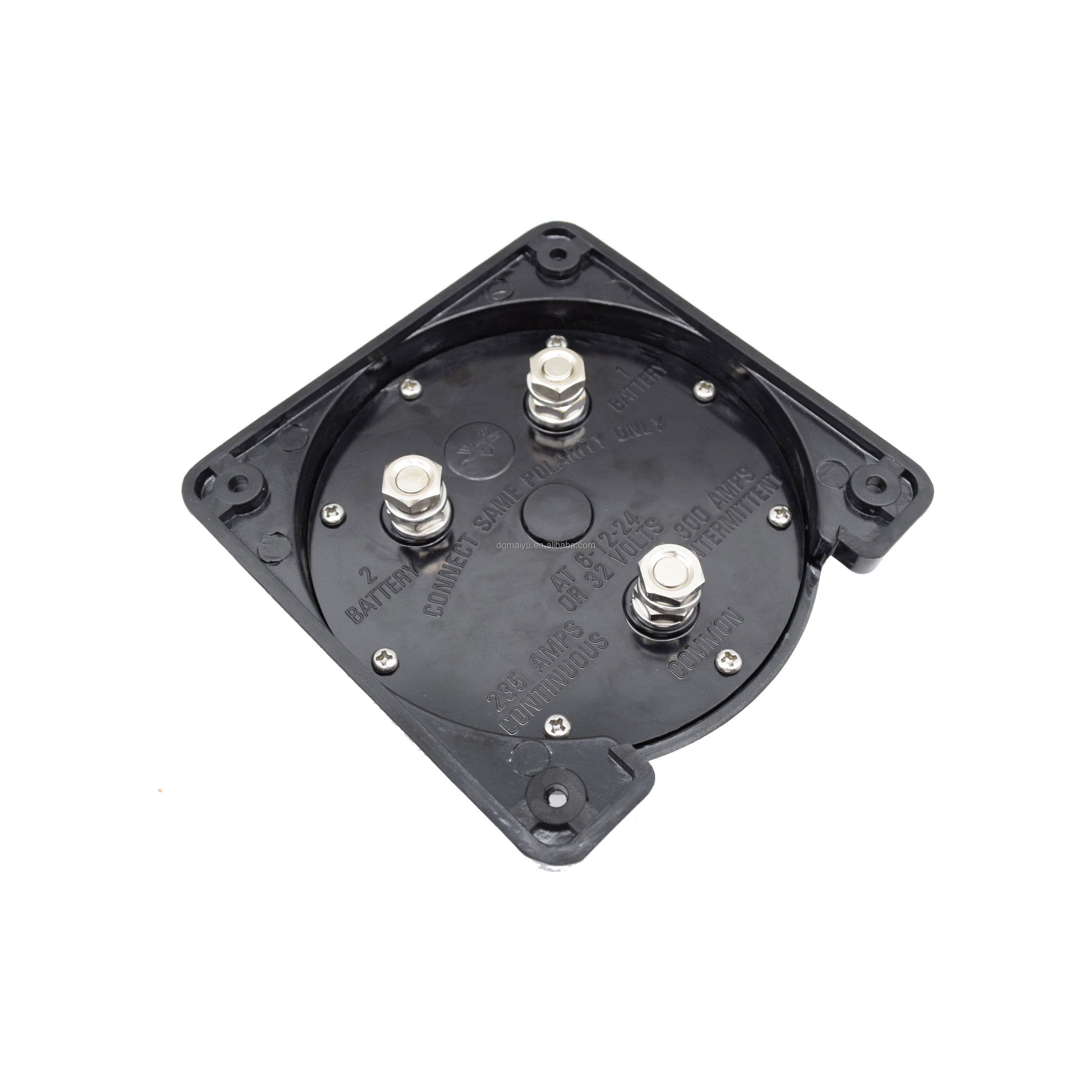3 Stands DC6 32V 250A 4 Position Heavy Duty Battery Selector Switch for RV,Yacht,Marine