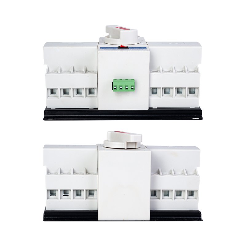 Automatic and Manual Solar Volt Control 4p Cb Class Ac Ats Mini Dual Power Transfer Switch
