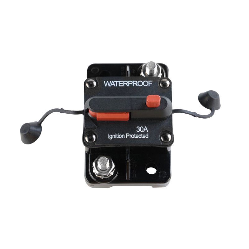 25-200A Car Auto Audio Marine RV Boat Motor DC Battery Overload Protector Fuse Holder Circuit Breaker Switch With Manual Reset