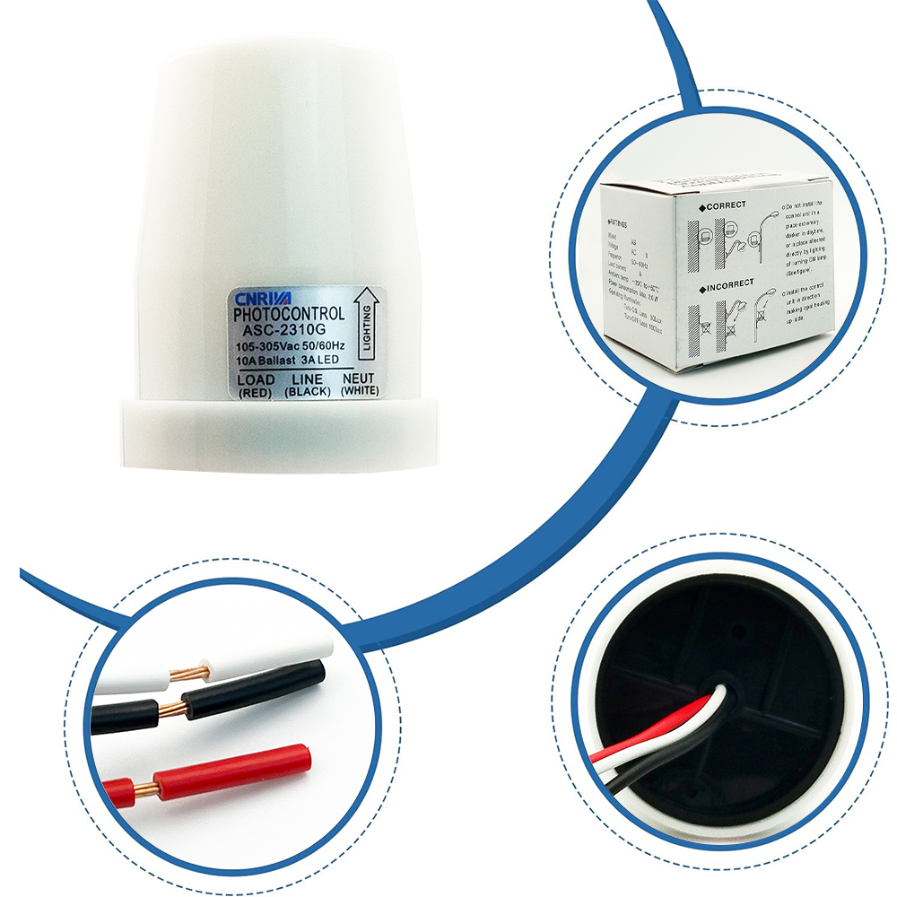 CNRIYA 105-305V Auto on Off Electronic Photocontrol Photocell/Photoswitch/Fotocontrol/Photocontrol/Day Night Switch
