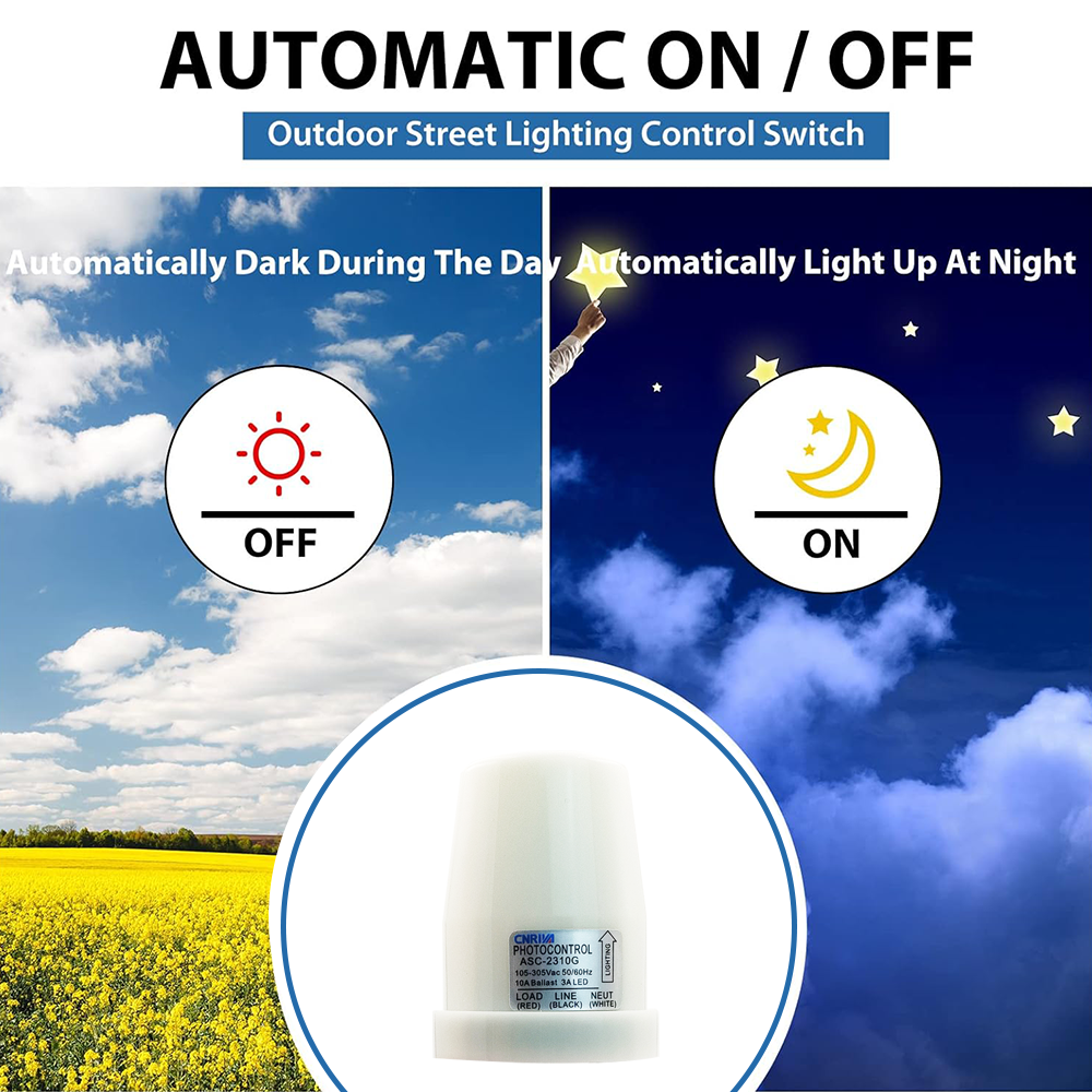 CNRIYA 105-305V Auto on Off Electronic Photocontrol Photocell/Photoswitch/Fotocontrol/Photocontrol/Day Night Switch