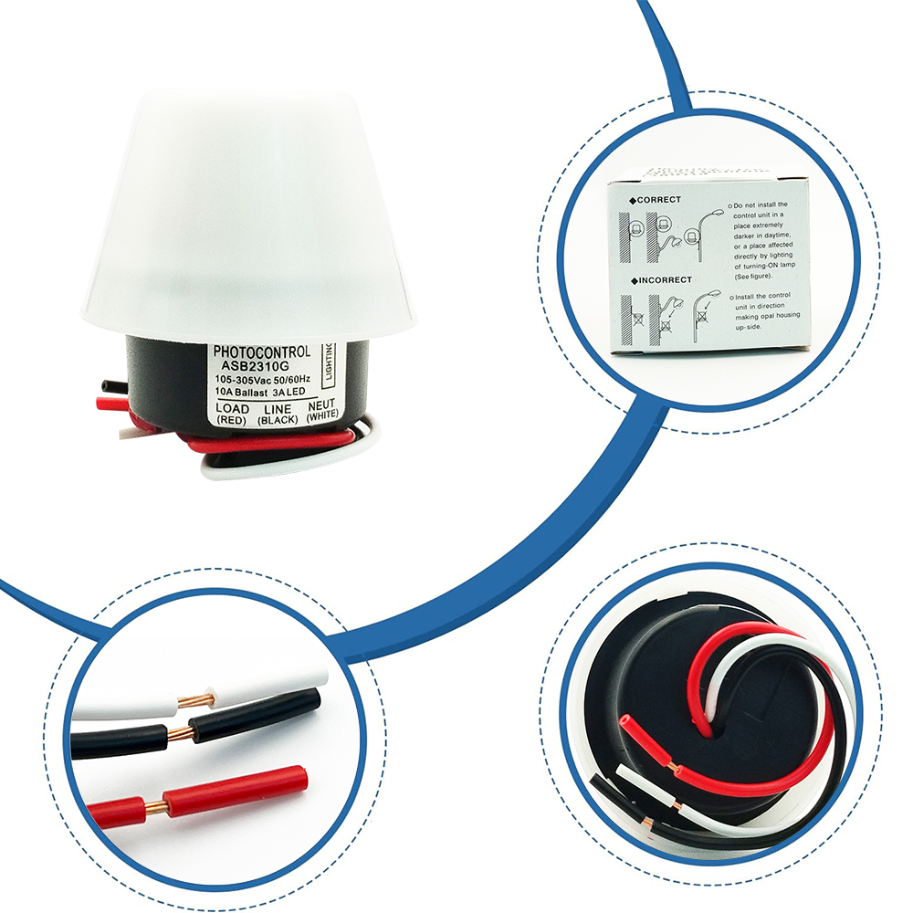 CNRIYA 105-305V Auto on Off Electronic Photocontrol Photocell/Photoswitch/Fotocontrol/Photocontrol/Day Night Switch