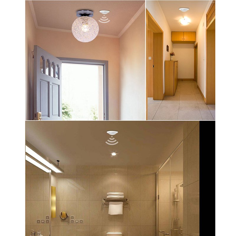 HoneyFly Motion Sensor Switch Time Delay Adjustable 40W 100-240V Infrared Sensor Light Switch Auto On/off 3-6M
