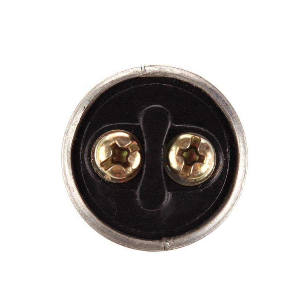 12V 10A Horn Push Button Ignition Starter Switch With Weatherproof Rubber Cover 2 Terminals for Car Boat Track JK260