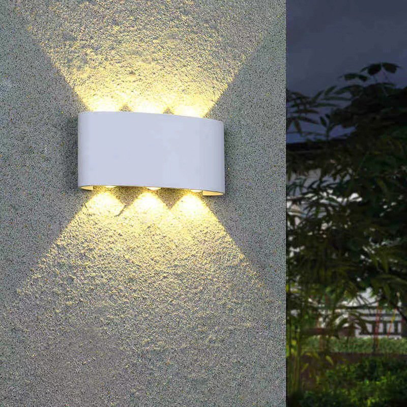 Indoor Outdoor Wall Light Led Waterproof Bedroom Bedside Living Room Decorative Exterior Wall Lamp