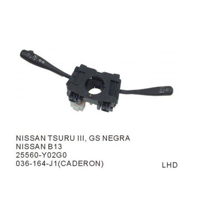 LHD Turn Signal Switch Headlight Combination Switch Suitable for TSURU 3 GS NEGRA B13 25560-Y02G0 25560Y02G0
