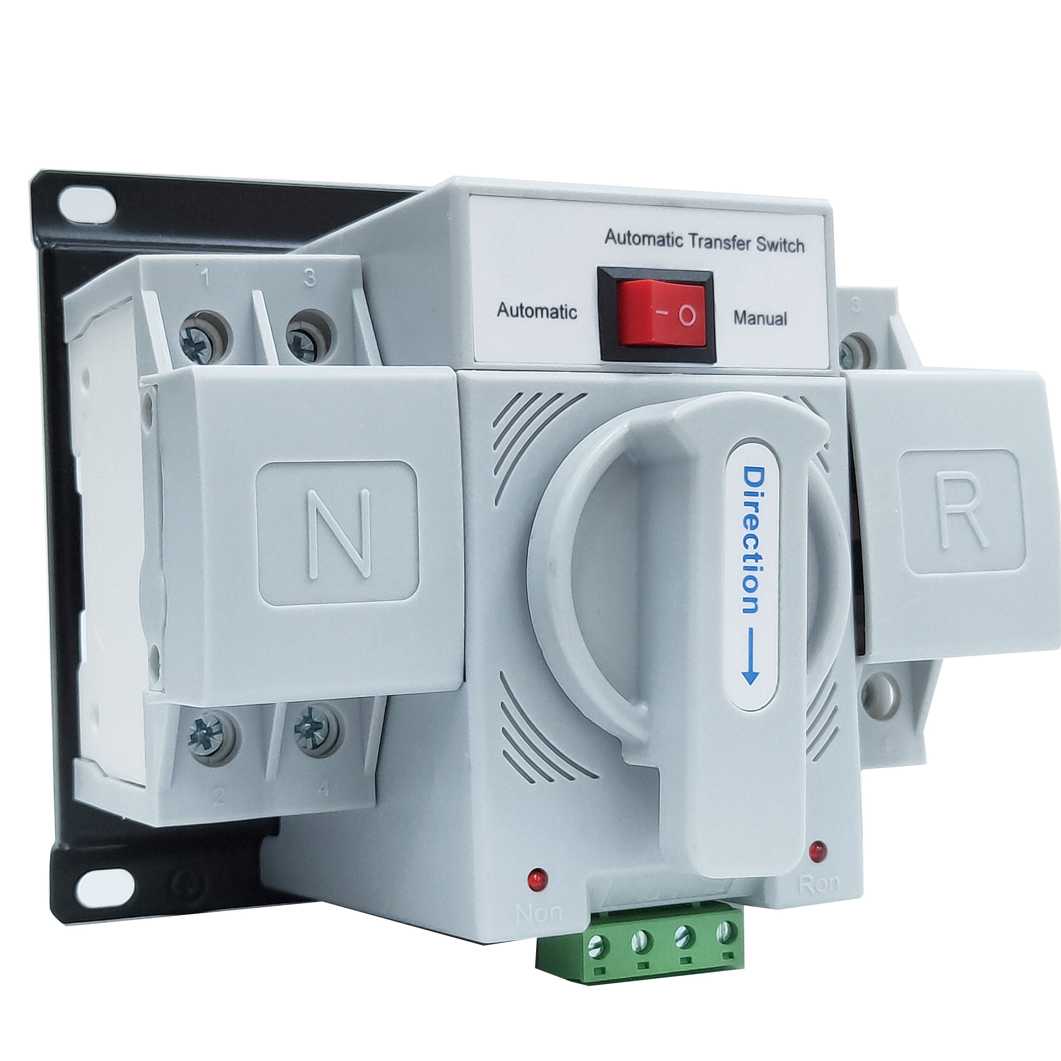 SeanRo 220V 400V AC 63A 2P 3P 4P Single Phase ATS Dual Power Automatic Transfer Switch for Generator for Solar