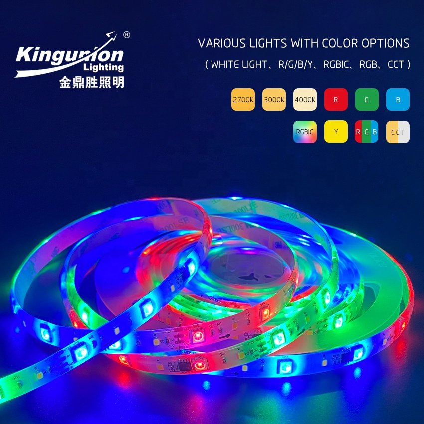 Indoor RGBIC 5v 12v 24v Led Rope 5m 10m 15m 20m Mini Decorative Magic Flex Wall Car Rope Strip Led Custom Glow Neon Lights