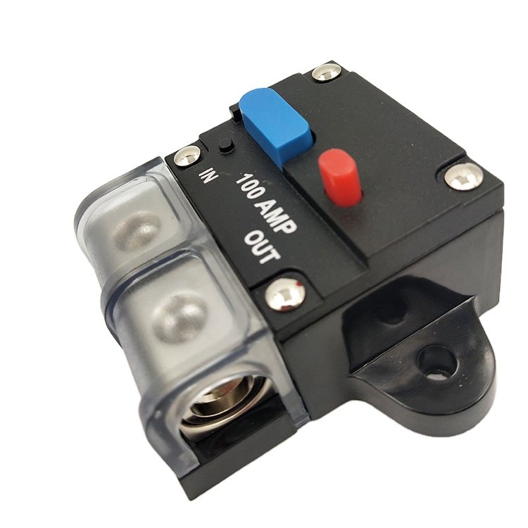 100A 200A 250A 300A Circuit Breaker 12V 24V 48V Car Truck Resettable Fuse Circuit Breaker Automatic Fuse Switch Self Recovery