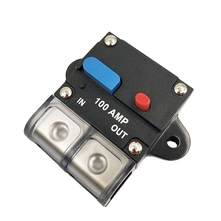 100A 200A 250A 300A Circuit Breaker 12V 24V 48V Car Truck Resettable Fuse Circuit Breaker Automatic Fuse Switch Self Recovery