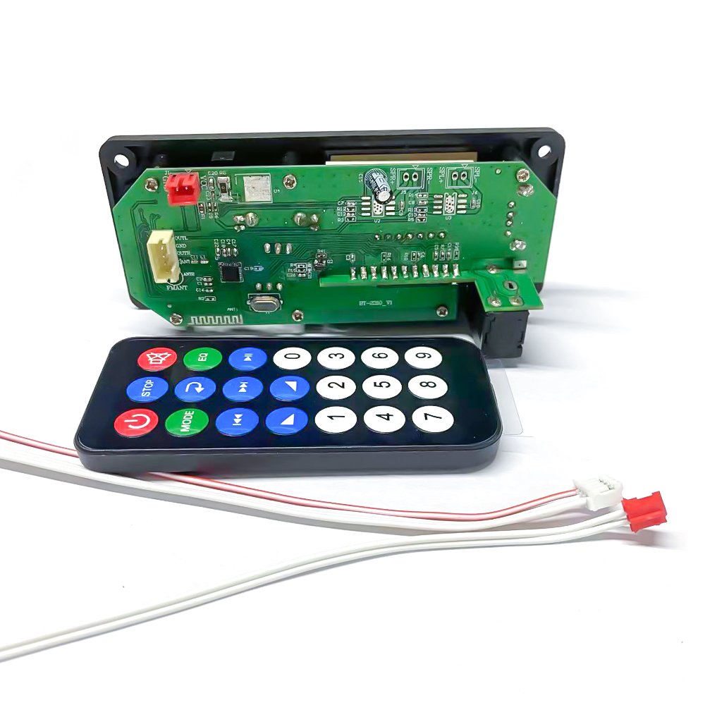Bluetooth MP3 Kit Decoder Board Karaoke Microphone FM Radio USB TF MP3 Music Car Player