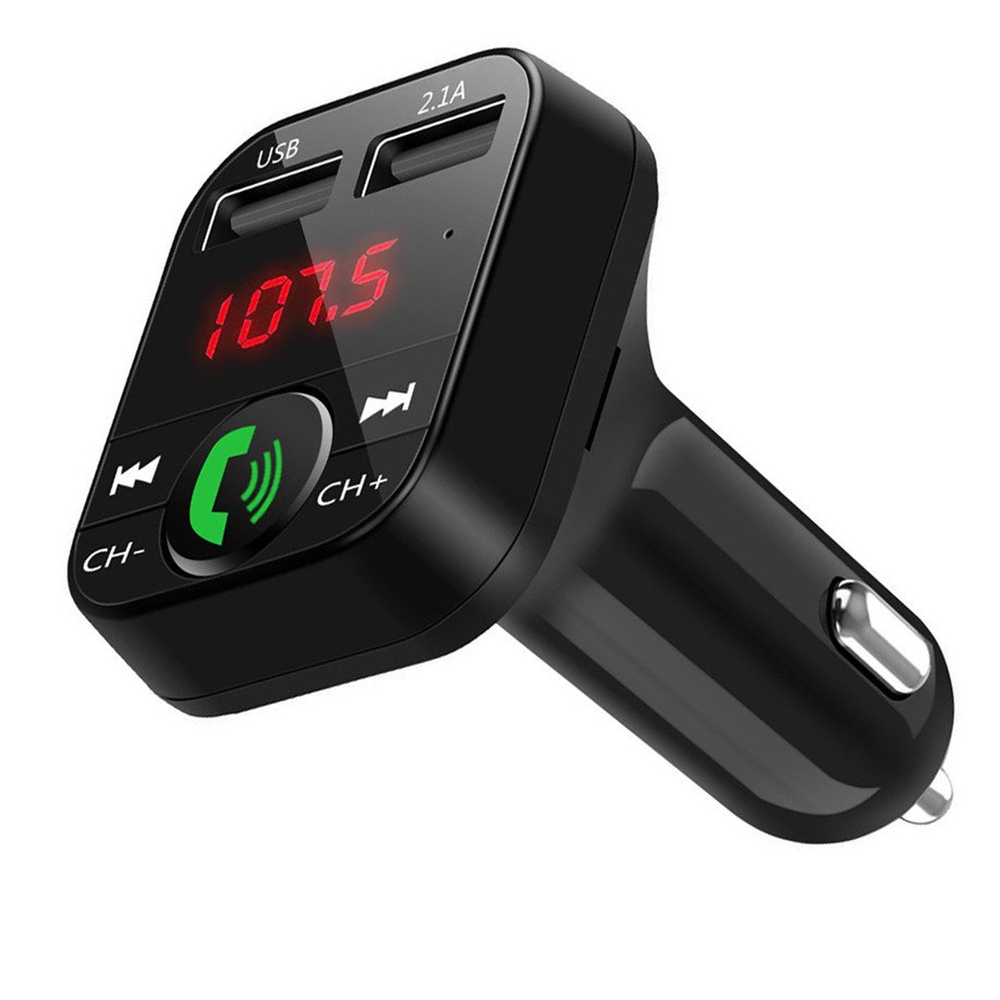 Car Handsfree Wireless Bluetooth Kit FM Transmitter LCD Car MP3 Player USB Charger FM Modulator Car Accessories