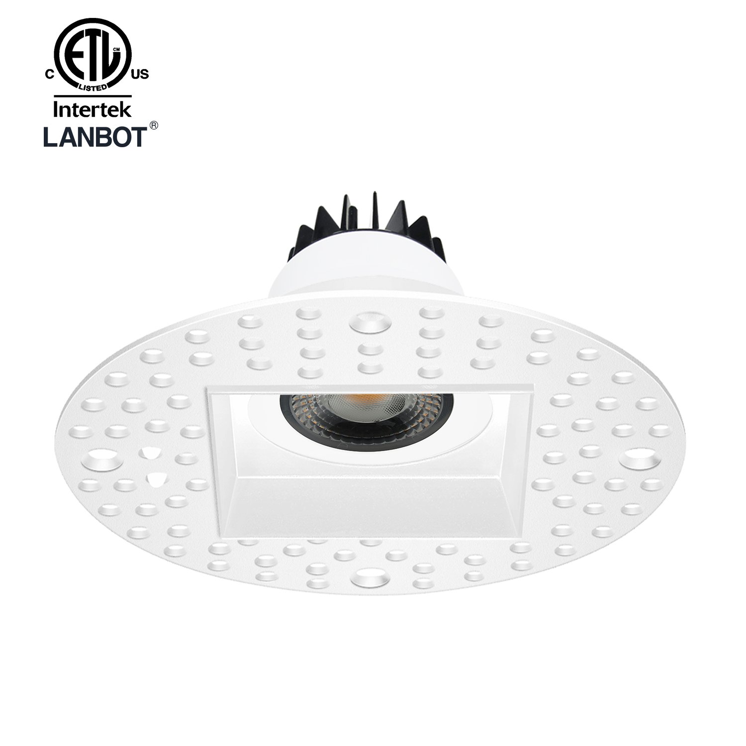 4 Inch 12W 5CCT ETL Certified Trimless Downlight - GU10 LED Spot Light for Garden and Hotel Project