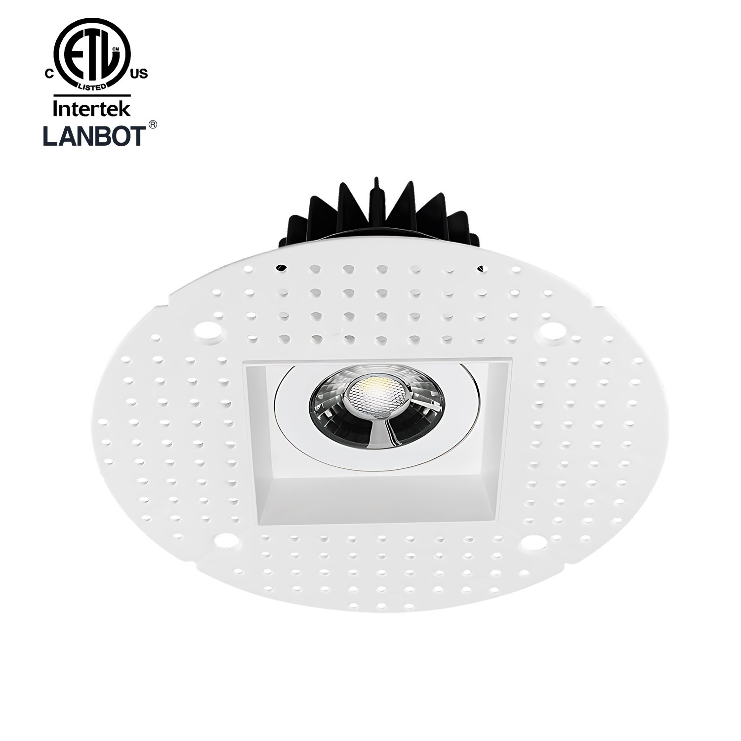 4 Inch 12W 5CCT ETL Certified Trimless Downlight - GU10 LED Spot Light for Garden and Hotel Project
