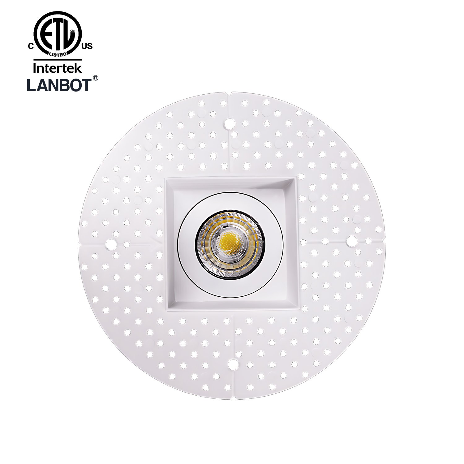 4 Inch 12W 5CCT ETL Certified Trimless Downlight - GU10 LED Spot Light for Garden and Hotel Project