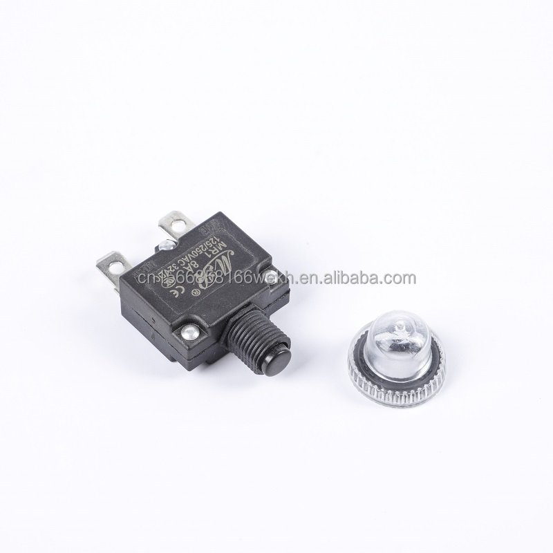 RB2 Manual Electrical Circuit Breaker Auto Reset Thermal Overload Protector Copper Water Pump Control Box 250V Current Safety
