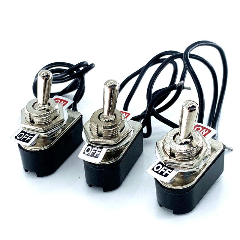 3 Pin ON-OFF 12V Illuminated Automotive Toggle Switches