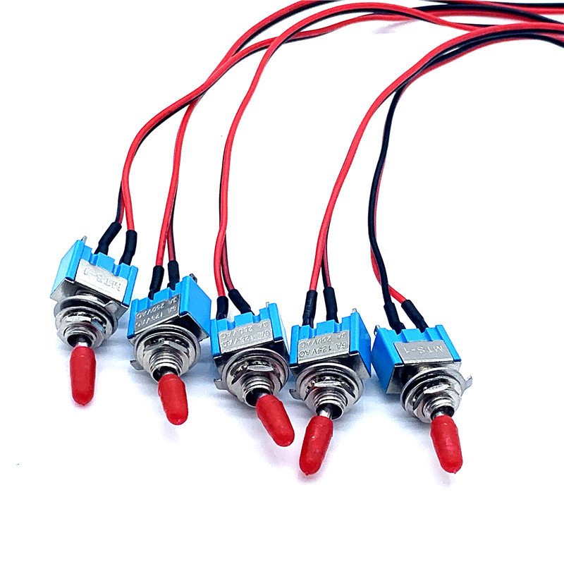 3 Pin ON-OFF 12V Illuminated Automotive Toggle Switches