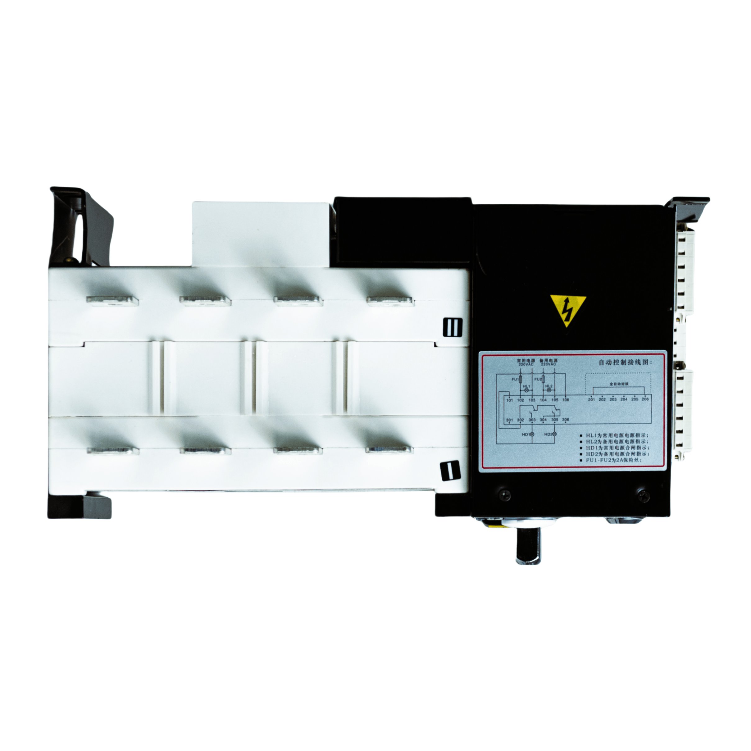 Best-selling 100A ATS 4P 3 Phase Automatic Transfer Switch for Generator 250A PC Class industry Use 4 Pole
