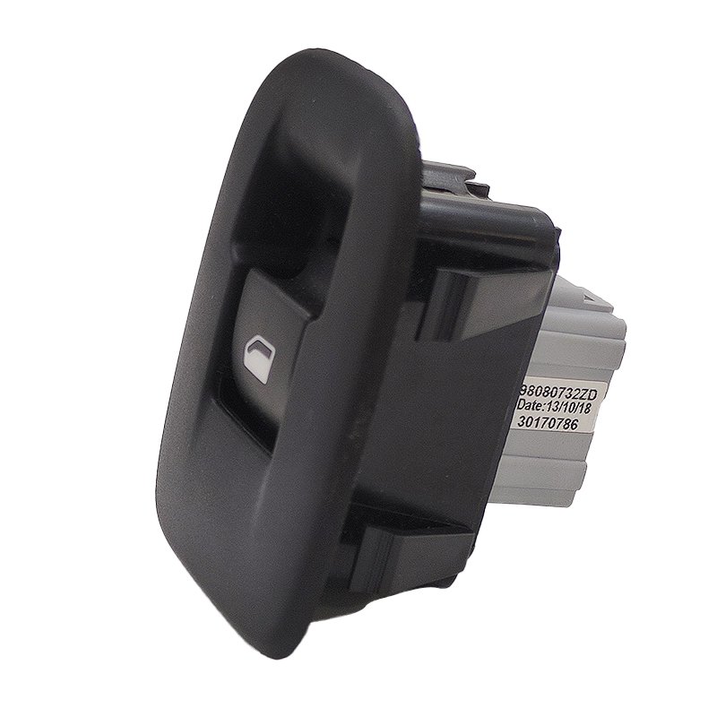 98080732ZD for PEUGEOT 2008 Factory of Origin Rear Door Glass Lifter Switch Assembly Black Light Tinted Window Control