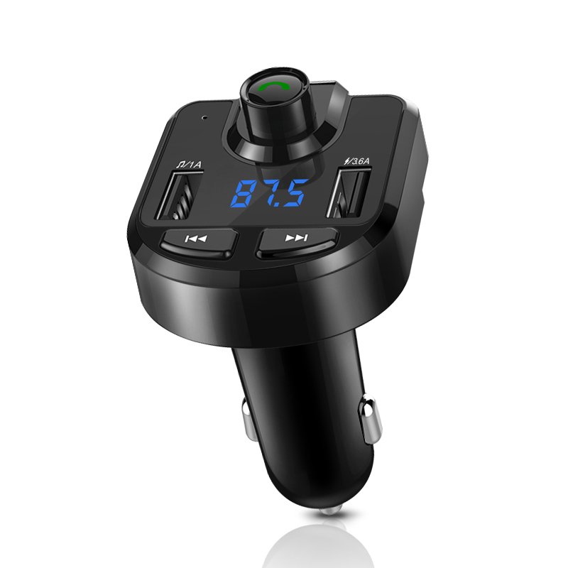 2022 New Wireless Adapter Car Bluetooth Fm Transmitter Hands Free Usb Bluetooth Car Kit