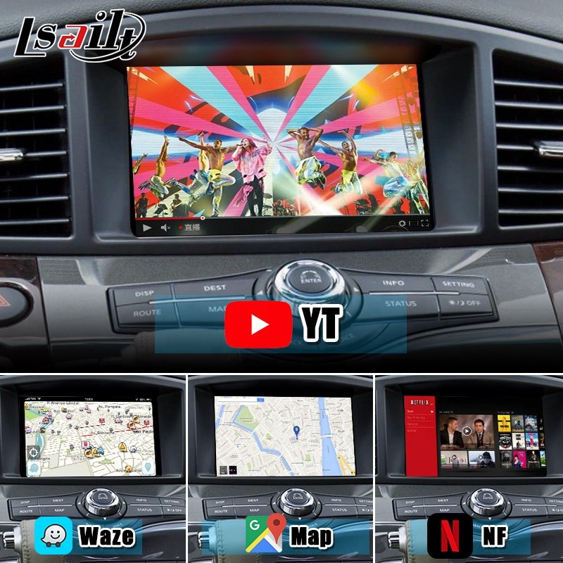 8G Wireless CarPlay Android Upgrade Kits for Nissan Quest Elgrand 2011-2018 Multimedia Video Interface by Lsailt