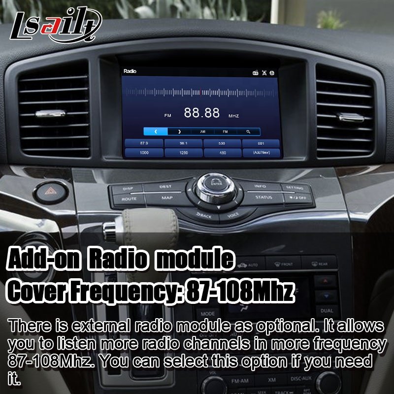 8G Wireless CarPlay Android Upgrade Kits for Nissan Quest Elgrand 2011-2018 Multimedia Video Interface by Lsailt