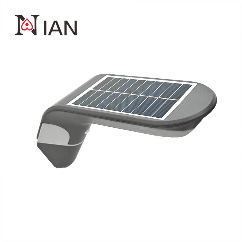 IAN Solar Wall Light Outdoor IP65 LED Switchable Color Temperature No Wiring Required Auto Switch Garden Waterproof Wall Lamp