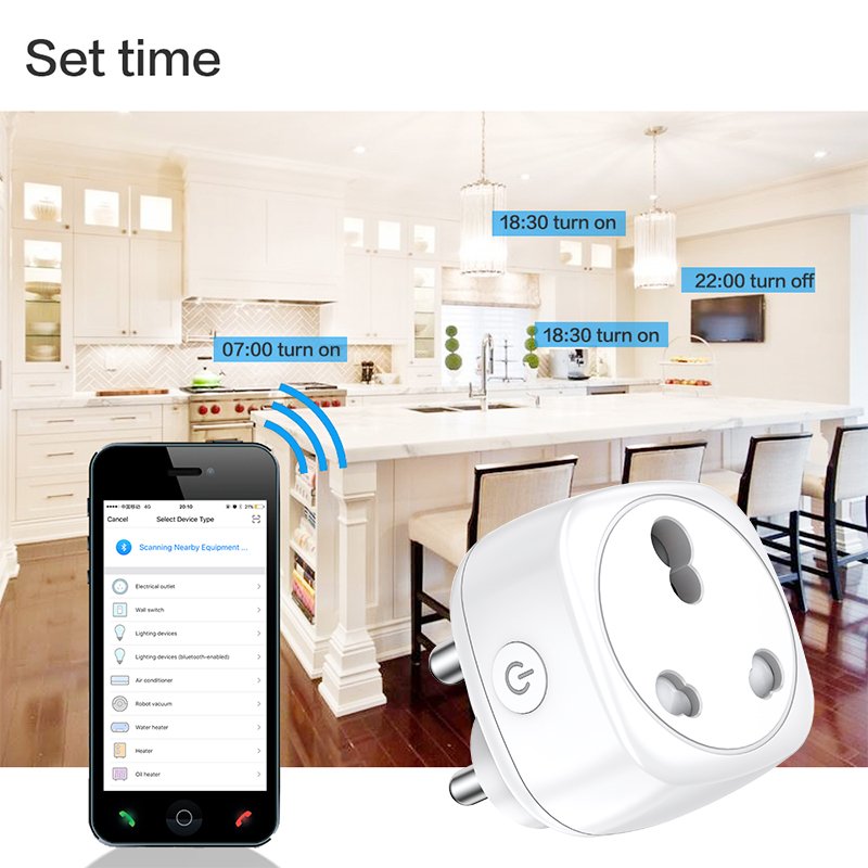 BSD52 Smart SOUTH AFRICAN Plug Tuya Zigbee Mesh No Energy Monitor Can Firmware Custom Base on Esp Series Auto Switches Socket