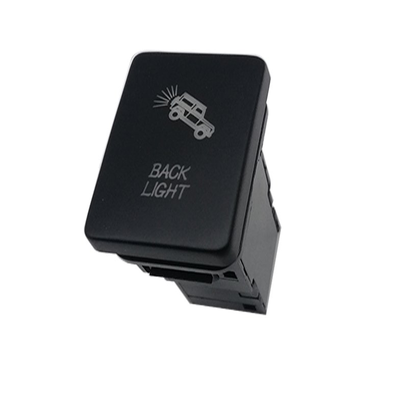 Push Button Switch33*22MM Blue LED Light Bar Push Switch On/Off for Toyot a Landcruise R Yaris RAV4 Auto Change Over Switch