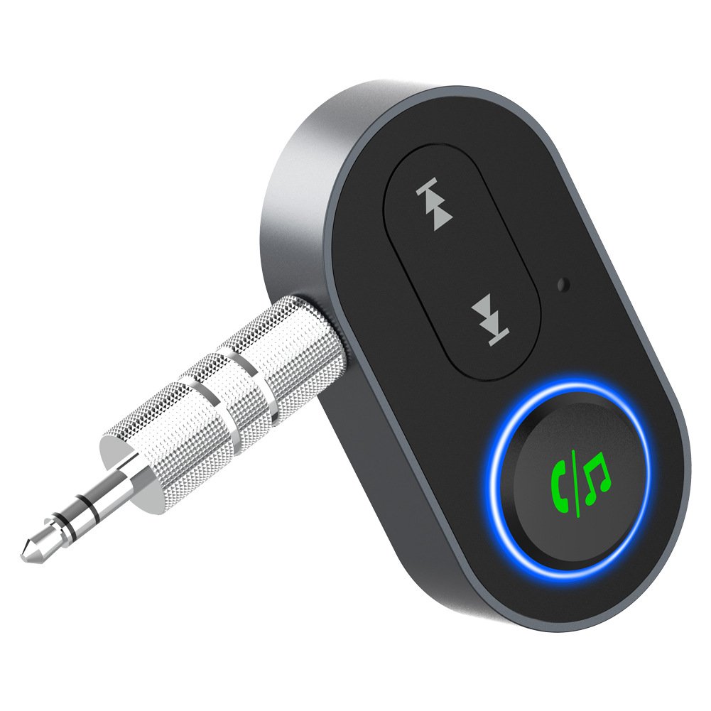 New Car BT Receiver Car Audio Adapter,Long Battery Life Lossless Sound Quality Hands-Free Call Voice Broadcast