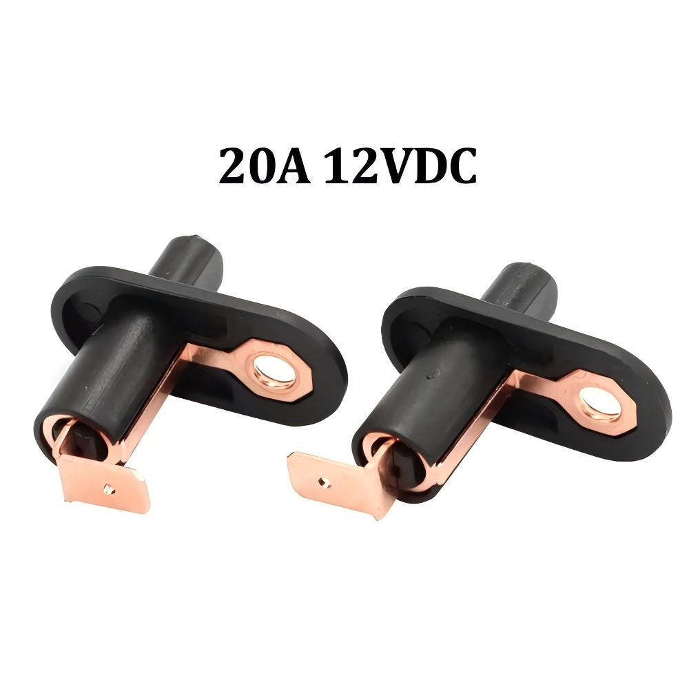 20A 12VDC Industrial Car Alarm Door Pin Switch Momentary Auto Push Button ON/OFF for Car Door