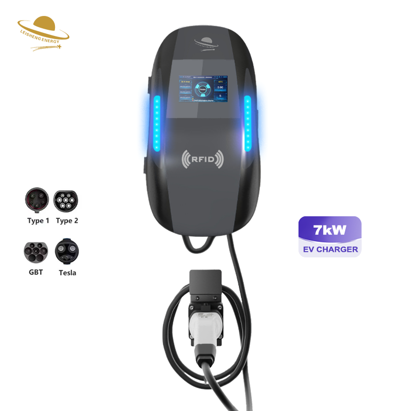 Smart 7kw Ac Ev Charger Type 2 Type 1wallbox 16a 32a Electric Car Charging Station 22kw Ev Charger