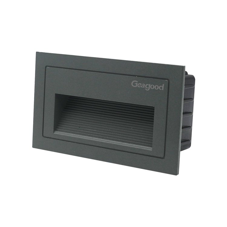 Outdoor Indoor Waterproof IP65 128*75 Smart Recessed Motion Sensor Step Lights Side Staircase Led Stair Wall Light
