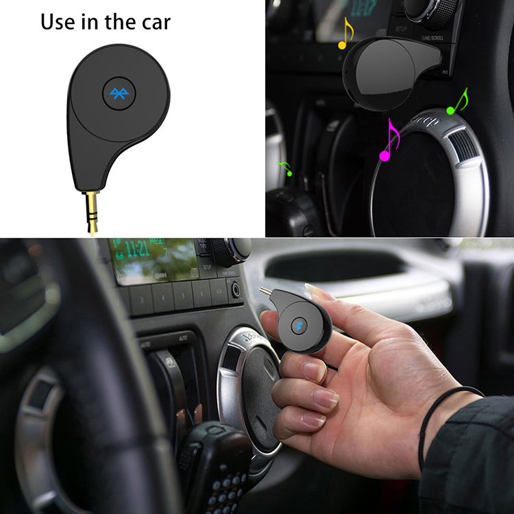 Bluetooth Transmitter Receiver Portable Wireless 3.5mm AUX Music Car Audio Bluetooth Receiver for Car TV PC