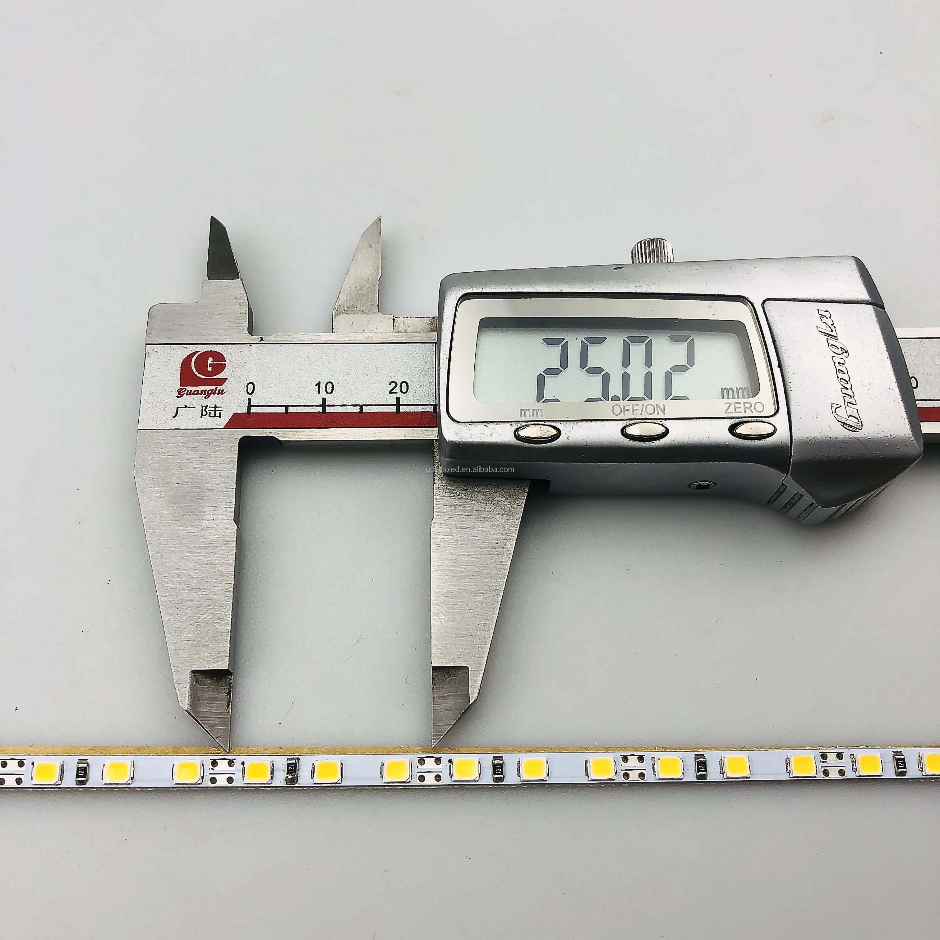 High Lumen Slim 4mm Light Box Smd2835 5630 Led Hard Strip 4mm 72led 96led 120led/m Rigidy bar Light
